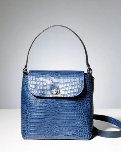 Croco Leather Crossbody Bag