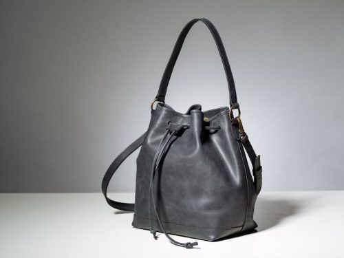 Black Bucket Bag