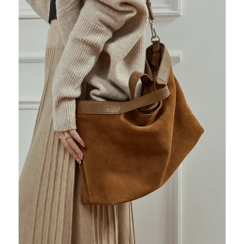 Vintage Leather Slouchy Hobo Bag