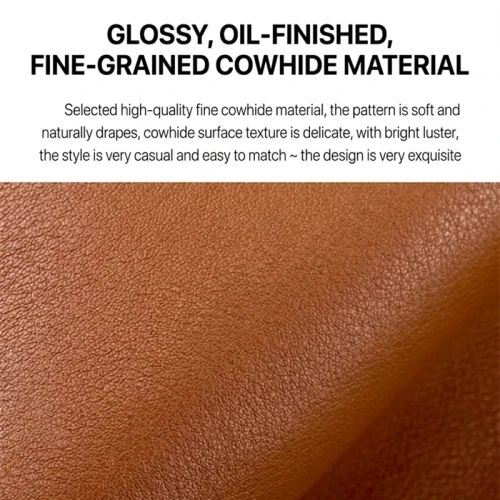 Leather Underarm Commuter Hobo Bag