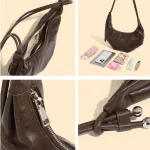 Vintage Crescent Underarm Hobo Bag