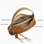 Suede Bohemian Tassel Hobo Bag