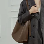 Cowhide Large Shopper Hobo Bag