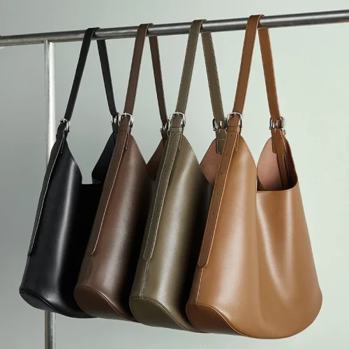 Cowhide Large Shopper Hobo Bag
