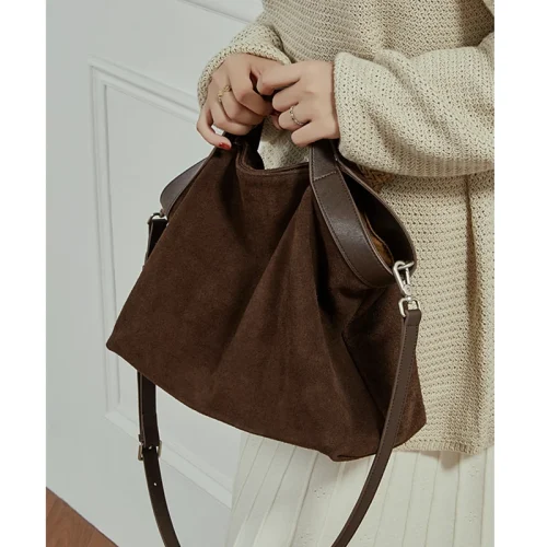 Vintage Leather Slouchy Hobo Bag
