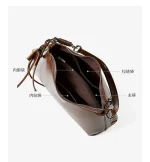 Retro Leather Underarm Hobo Bag