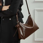 Retro Leather Underarm Hobo Bag