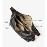 Cowhide Soft Shopper Hobo Bag